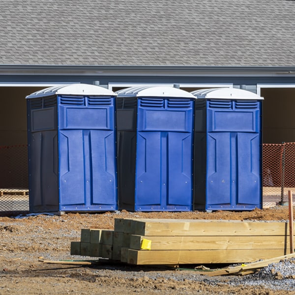 what is the maximum capacity for a single porta potty in Arlington